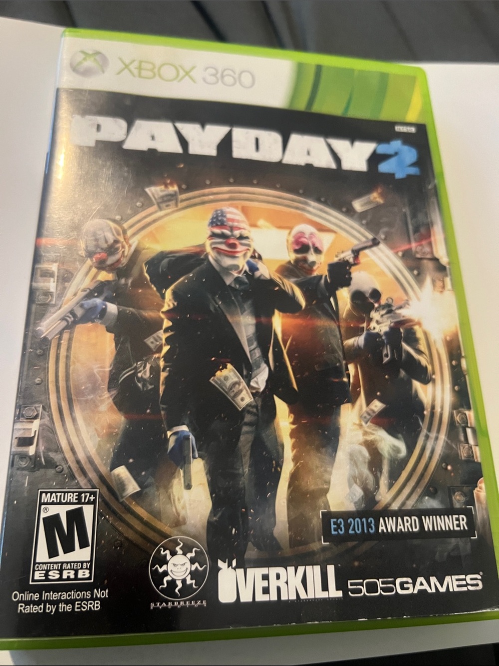 Xbox 360 Payday 2 (Black) - Overkill / 505 Games